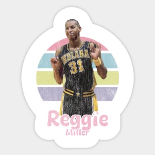 Retro Reggie Miller Sticker